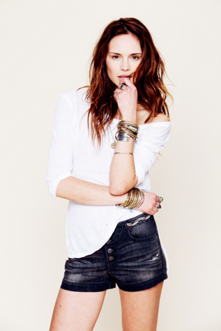 Braided High Rise Short