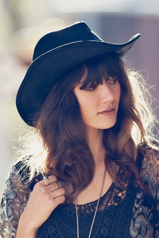 Buffalo Nickel Leather Hat