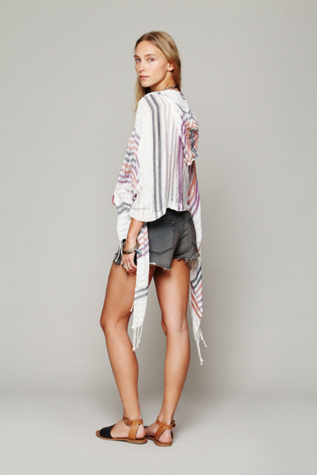 Stripe Poncho