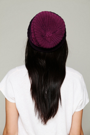 Dip Dye Slouchy Beanie