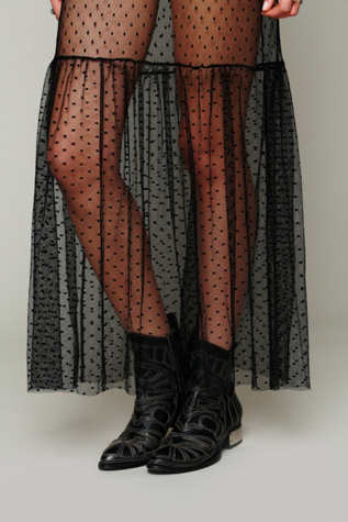 Dot Mesh Maxi