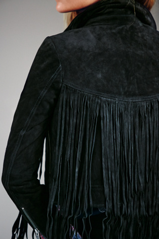 Fringe Suede Jacket