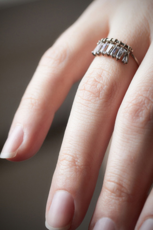 Crystal Drop Ring