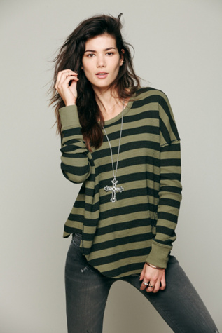 We The Free Billie Jean Striped Tee