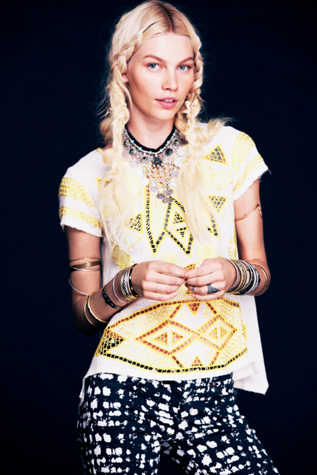 FP New Romantics Cariocas Cutwork Tee in current-catalog
