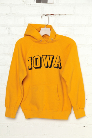 Vintage Iowa Hooded Sweatshirt in tops-3
