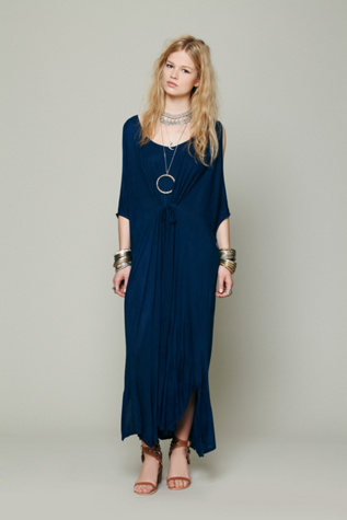 Cold Shoulder Long Kaftan in clothes-dresses