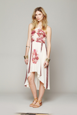 Place Print Halter Dress in clothes-dresses