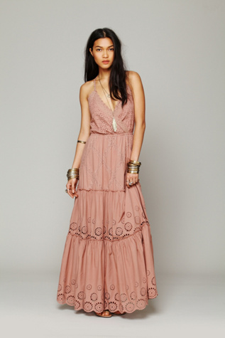Ophelia Eyelet Maxi Dress