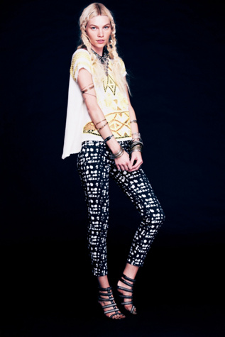 Printed Ankle Skinny