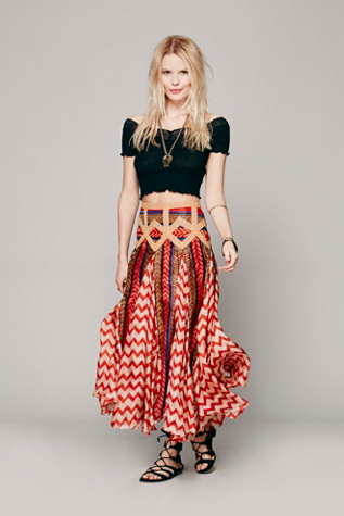 Maracana Silk Skirt in current-catalog