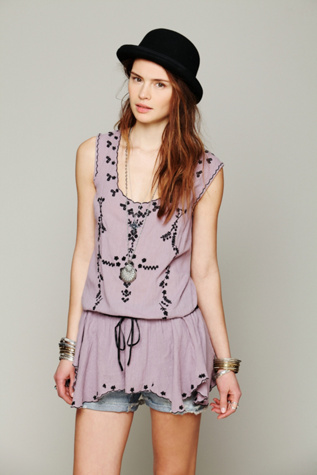 Sleeveless Drawstring Tunic