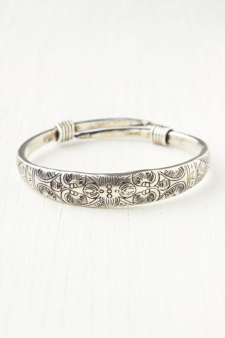 Etched Skinny Bracelet