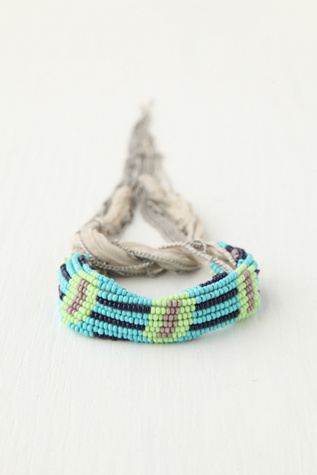 Summer Beaded Fringe Bracelet