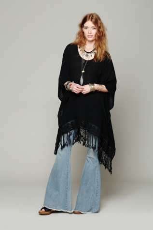 Jen's Pirate Booty Fringe Atlantis Poncho in ponchos
