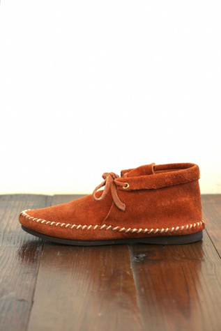 Vintage Suede Ankle Moccasins in vintage-loves-shoes