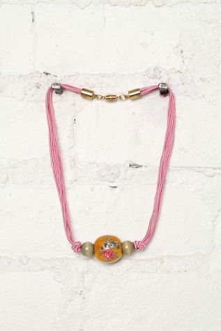 Free People Vintage Bead and Chord Necklace in Vintage-Jewelry