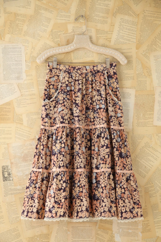 Free People Vintage Floral Skirt With Pockets in vintage-skirts