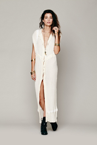 Sleeveless Crochet Inset Maxi in clothes-dresses-maxi