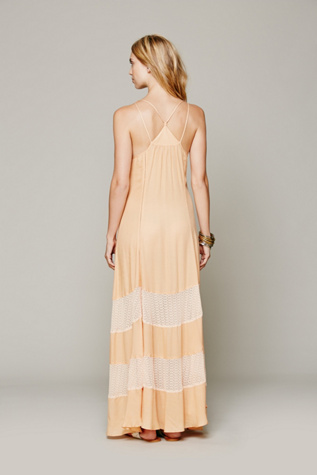 Scallop Chevron Maxi Slip