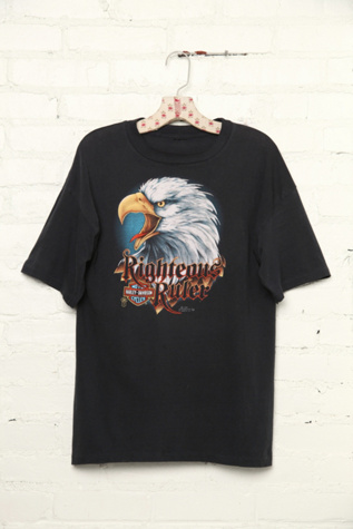 Vintage Harley Davidson Righteous Rider Graphic Tee in Vintage-Loves-vintage-tees