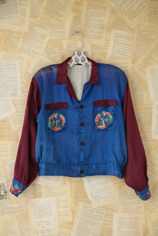 Free People Vintage Embroidered Silk Jacket in vintage-jackets