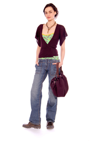 Ruched Sack Bag