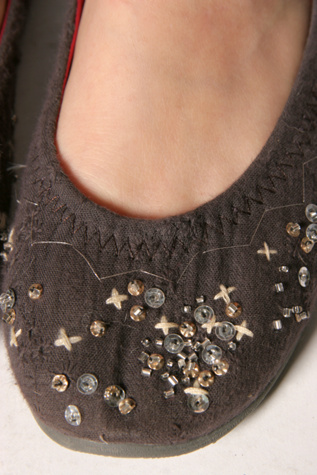 Twinkle Tinsel Ballet Flats