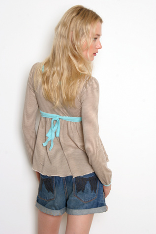 Brown/Turq Stripe
