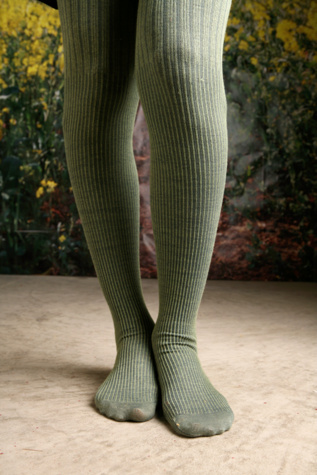 Textured Rib Tights
