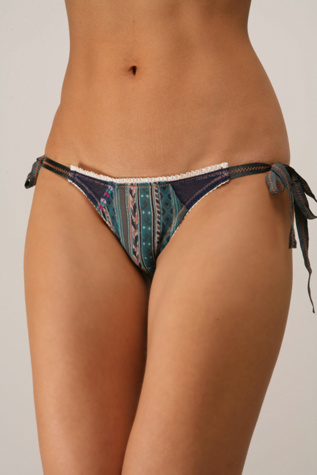 Ethnic Stripe Chiffon Panty