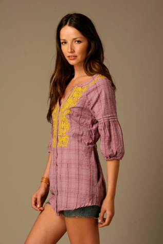 Apricot Plaid