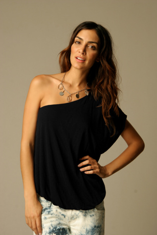 Drapey One Shoulder Top